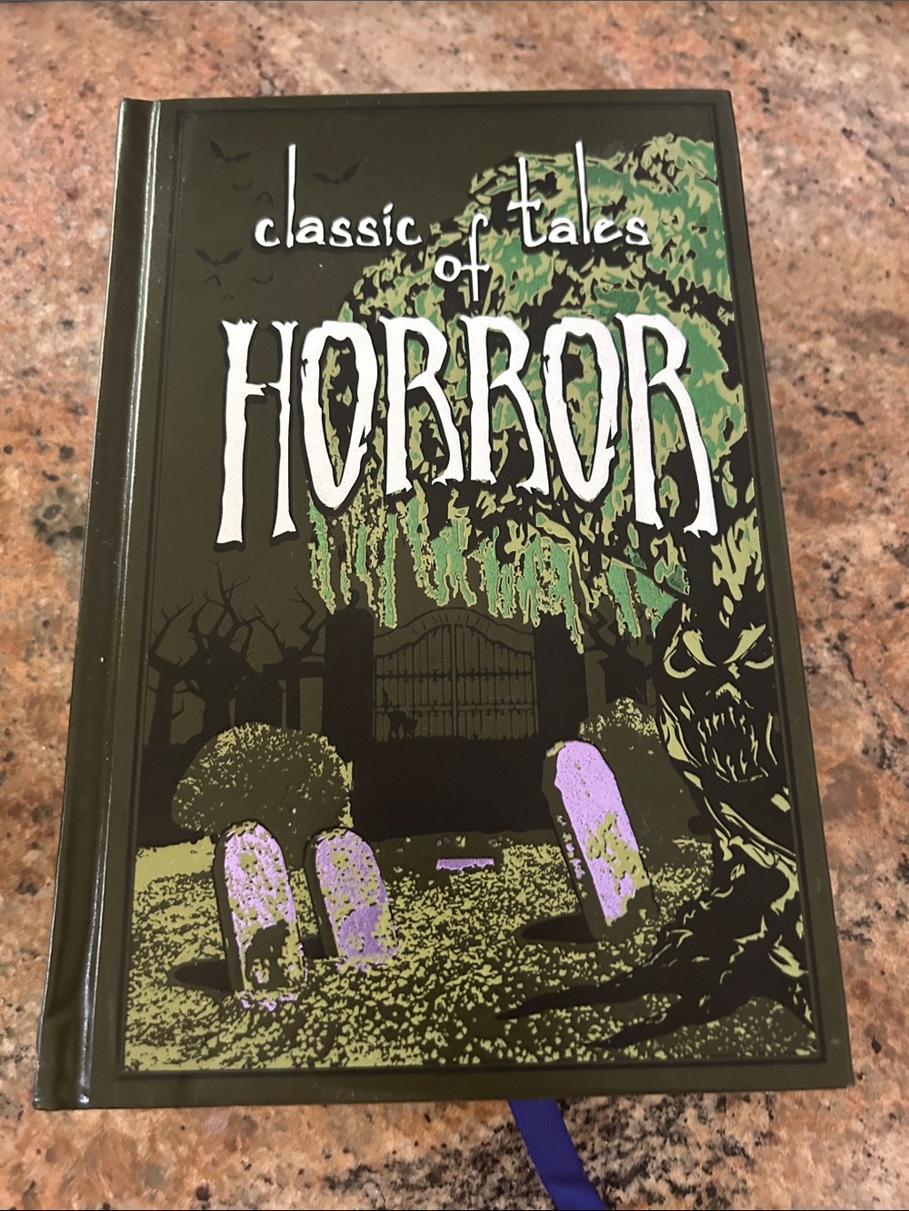Classic Tales of Horror Hardcover Book - Green & Purple Cover